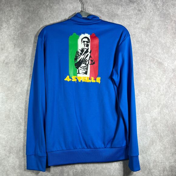 Adidas Fifa World Cup Track Jacket Mens Small Blue 4-Stelle Soccer Football - Picture 7 of 14